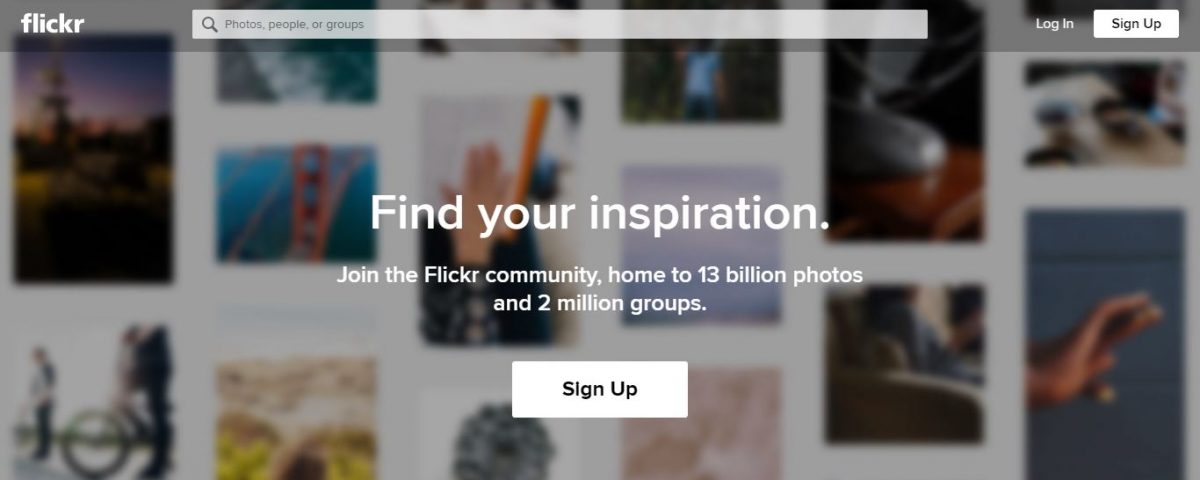 Best Search Engine for Images 2018: Flickr