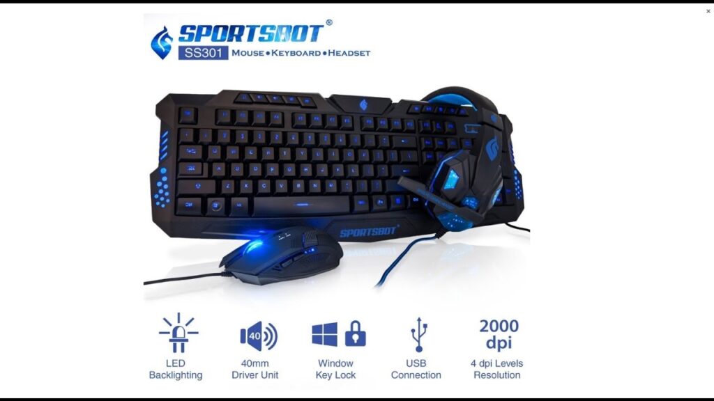 SportsBot SS301 Gaming Combo is available for purchase in India