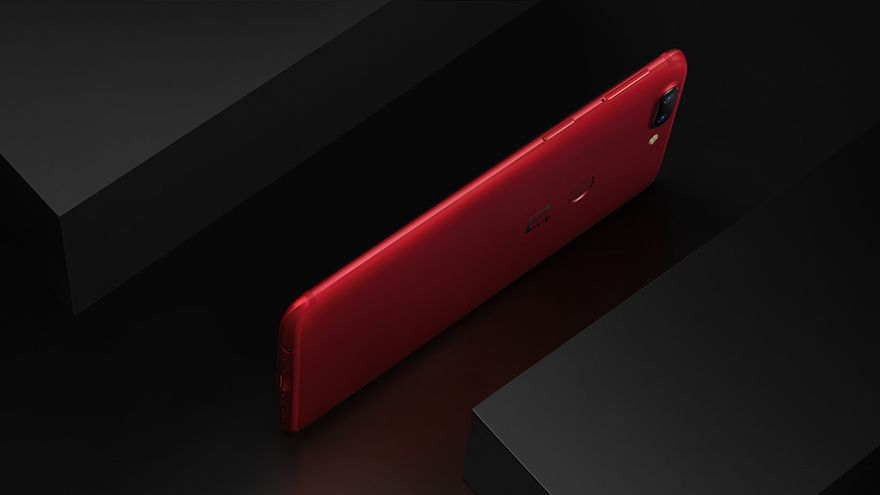 Lava Red edition of OnePlus 5T