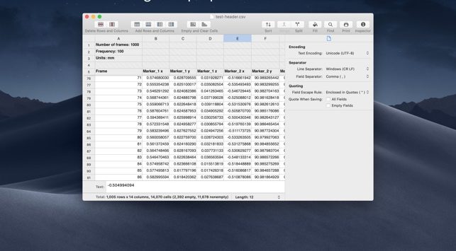 Easy CSV Editor for mac costs $7.99